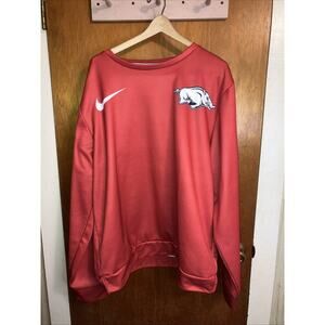 Arkansas Razorbacks Men's Sweatshirt 3xl Pullover Sec Hogs Red